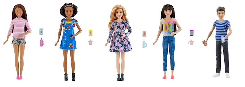 barbie skipper baby sitter poussette