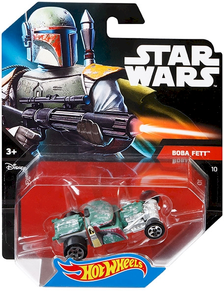 ©2015 Lucasfilm//Mattel STAR WARS Hot Wheels Character Cars BOBA FETT//BOSSK Neu!